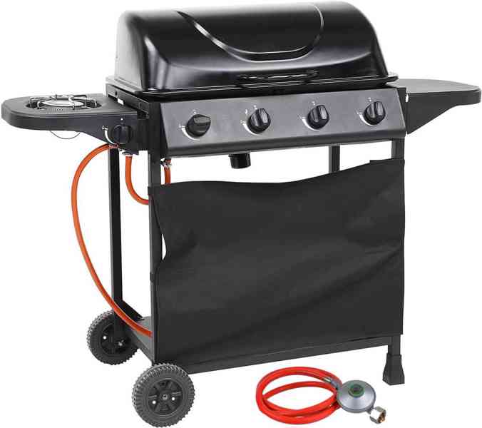Plynový gril Barbecue BBQ 4 hořáky - nový,nepoužitý,záruka - foto 5