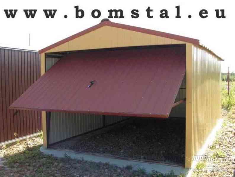 Plechové garáže - AKCE - doprava a montáž zdarma - foto 2