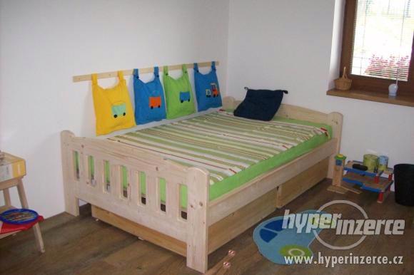 Nová dřevěná postel-MASIV-90x200