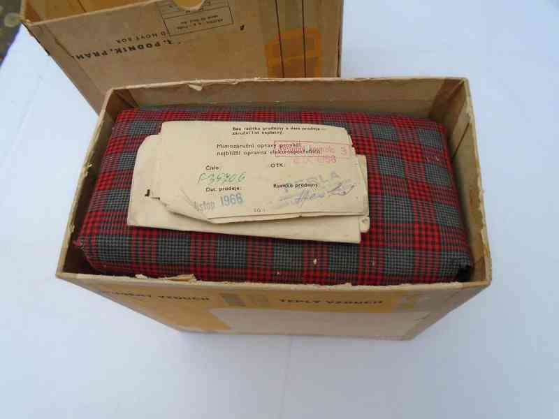 Retro fén EM 521 Novoborské strojírny rarita jako nový top - foto 15