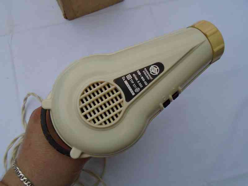 Retro fén EM 521 Novoborské strojírny rarita jako nový top - foto 8