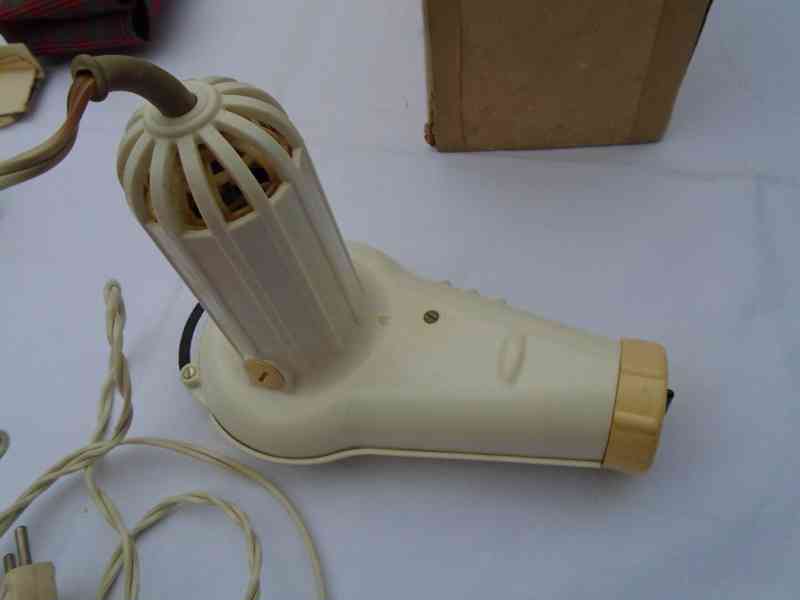 Retro fén EM 521 Novoborské strojírny rarita jako nový top - foto 7