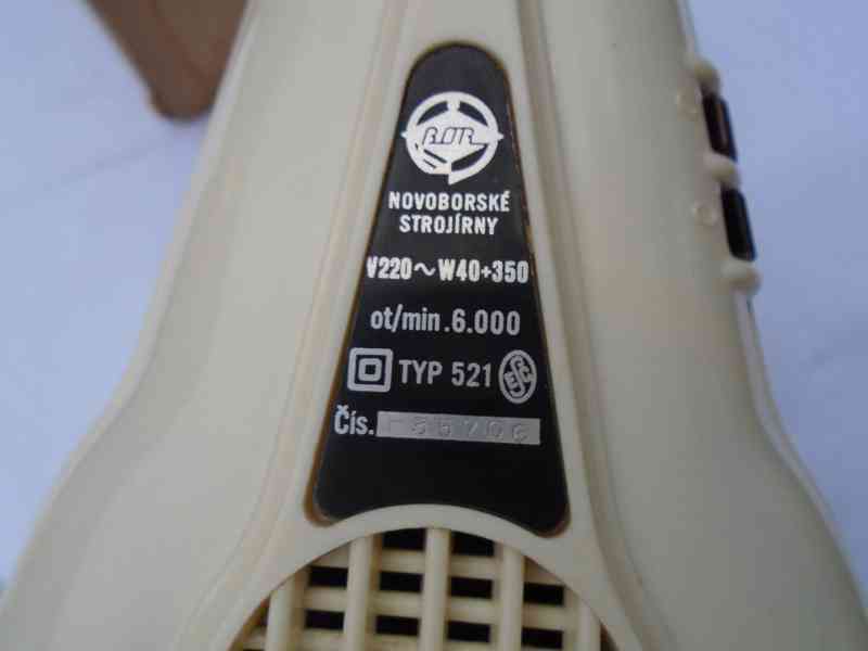 Retro fén EM 521 Novoborské strojírny rarita jako nový top - foto 9