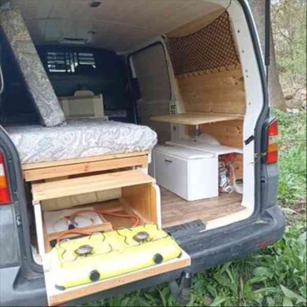 Volkswagen Transporter 1,9   T5/12.2008, přestavěný na obyt - foto 4