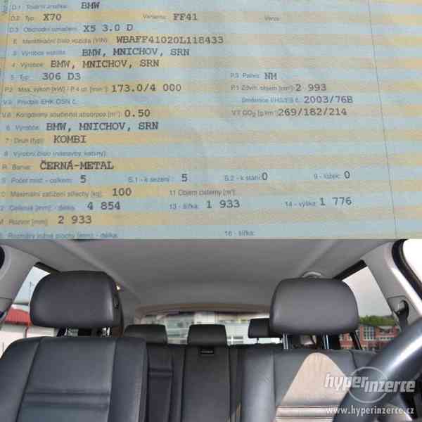 BMW X5 3,0d 10/2008 128tis.km ŠPIČKOVÝ STAV, JEN BMW SERVIS - foto 6