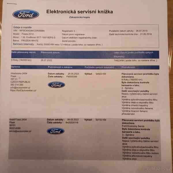 Prodám Ford Fiesta ST, 1.6 ecoboost 134kw (58000km)   - foto 17