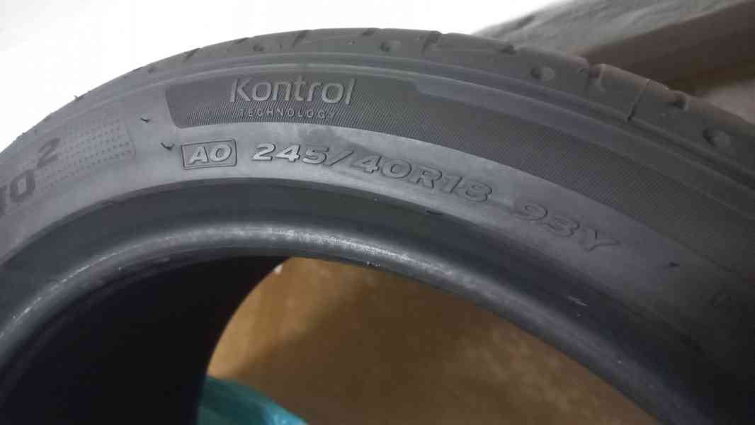 Prodám zánovní letní pneu Hankook Ventus evo2 245/40 R18 93Y - foto 4