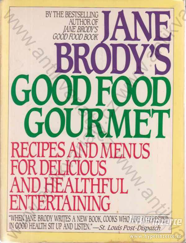 Good Food Gourmet Jane Brody's 1992 Bantam Books - foto 1
