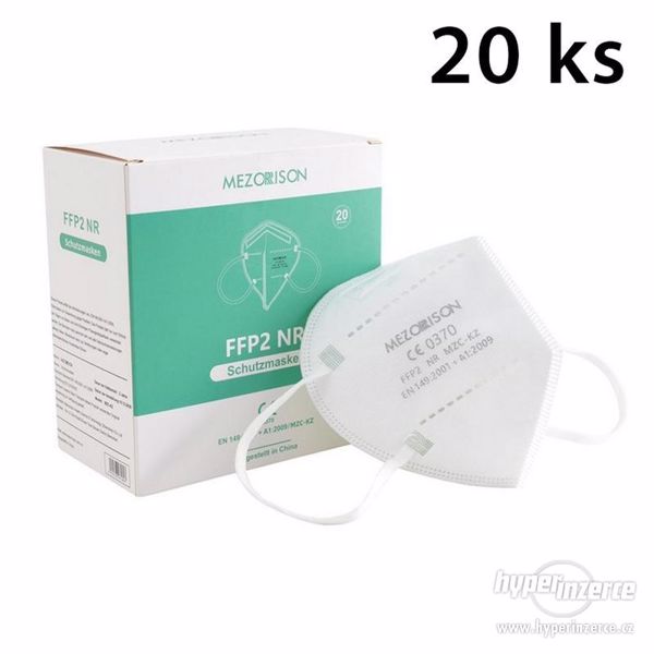 Kvalitní respirátor FFP2 Mezorrison NR (20 ks)