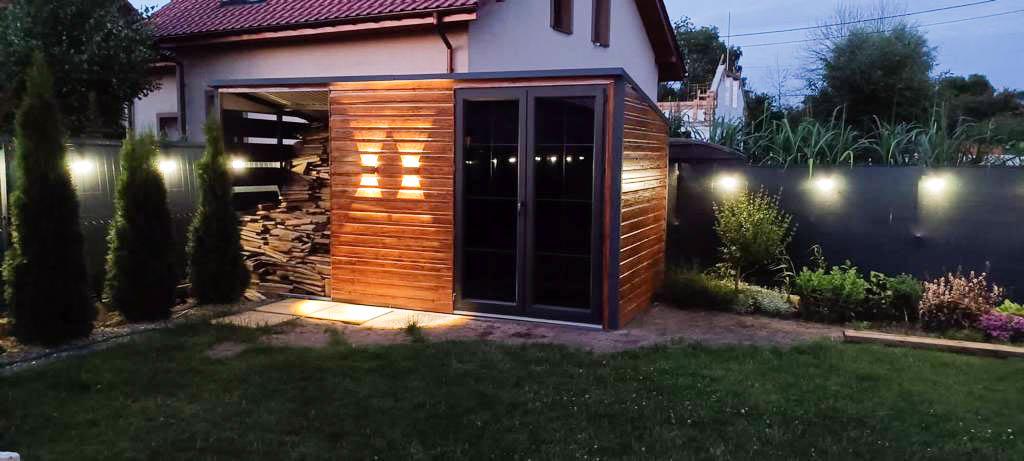 Zahradní domek 3m x 2m + přístřešek 1,5m, spád dozadu TS372  - foto 3