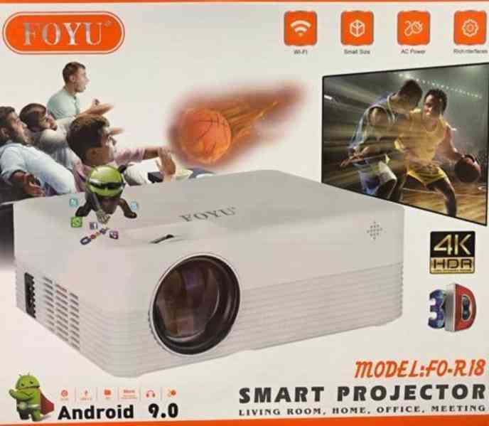 Led smart projektor FOYU FO-R18+WIFI+ - foto 1