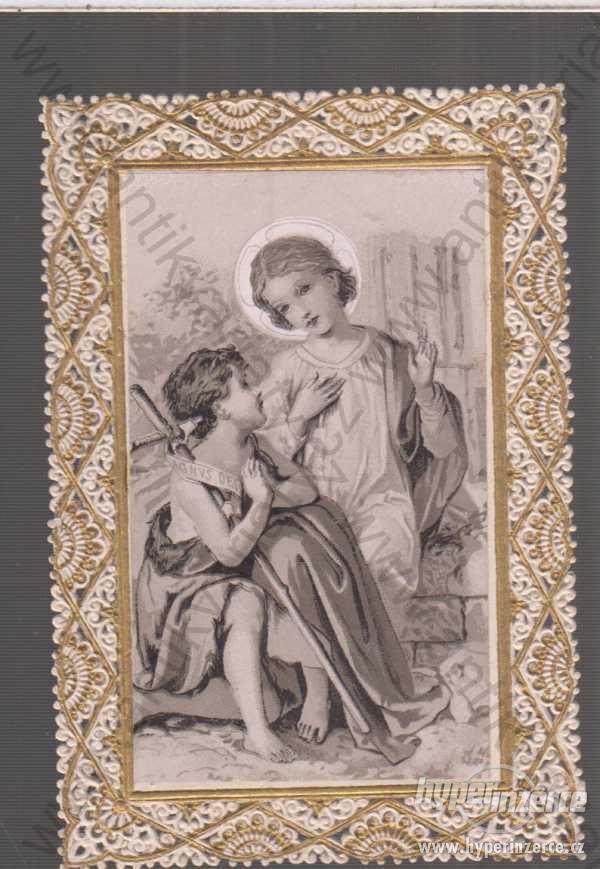 Svatý obrázek Ježíšek a sv. Jan Křtitel B.M. Kulda - foto 1
