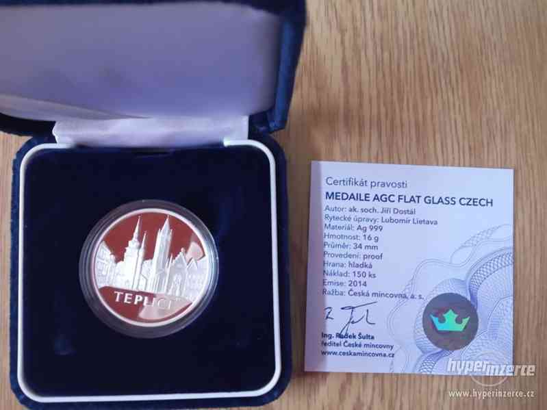 AG medaile flat glass czech Teplice - pouze 150 kusů !!! - foto 1