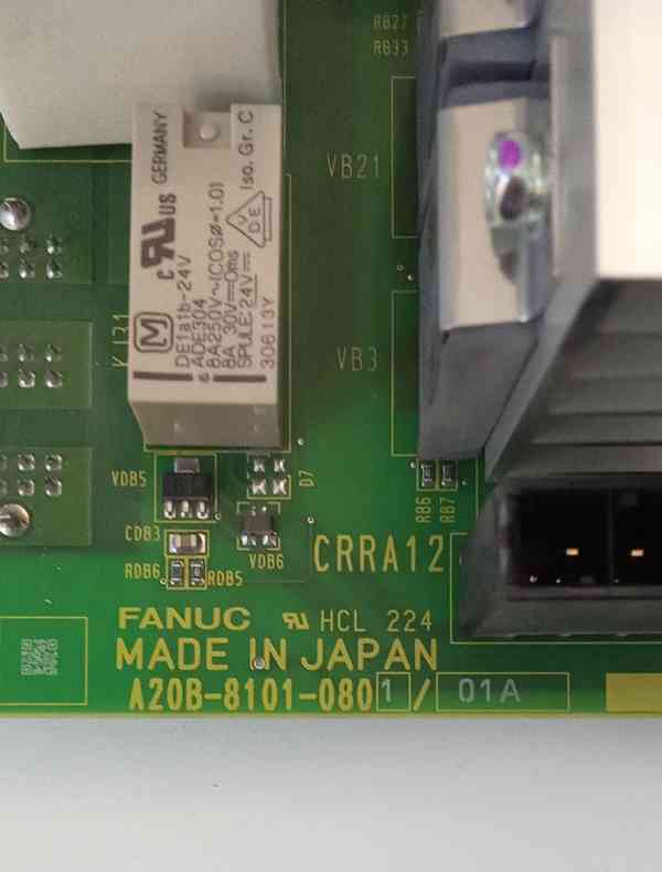 A20B-8101-0801-0801/01A Fanuc power supply board Used Zustan - foto 2