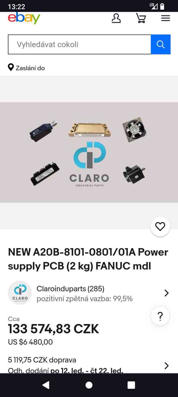 A20B-8101-0801-0801/01A Fanuc power supply board Used Zustan - foto 3