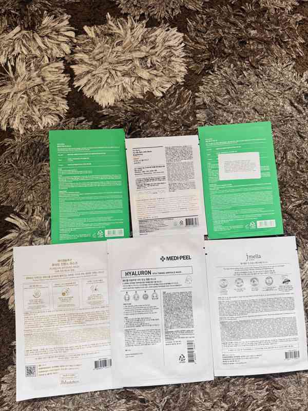 Sada korejských masek 6 ks - foto 2