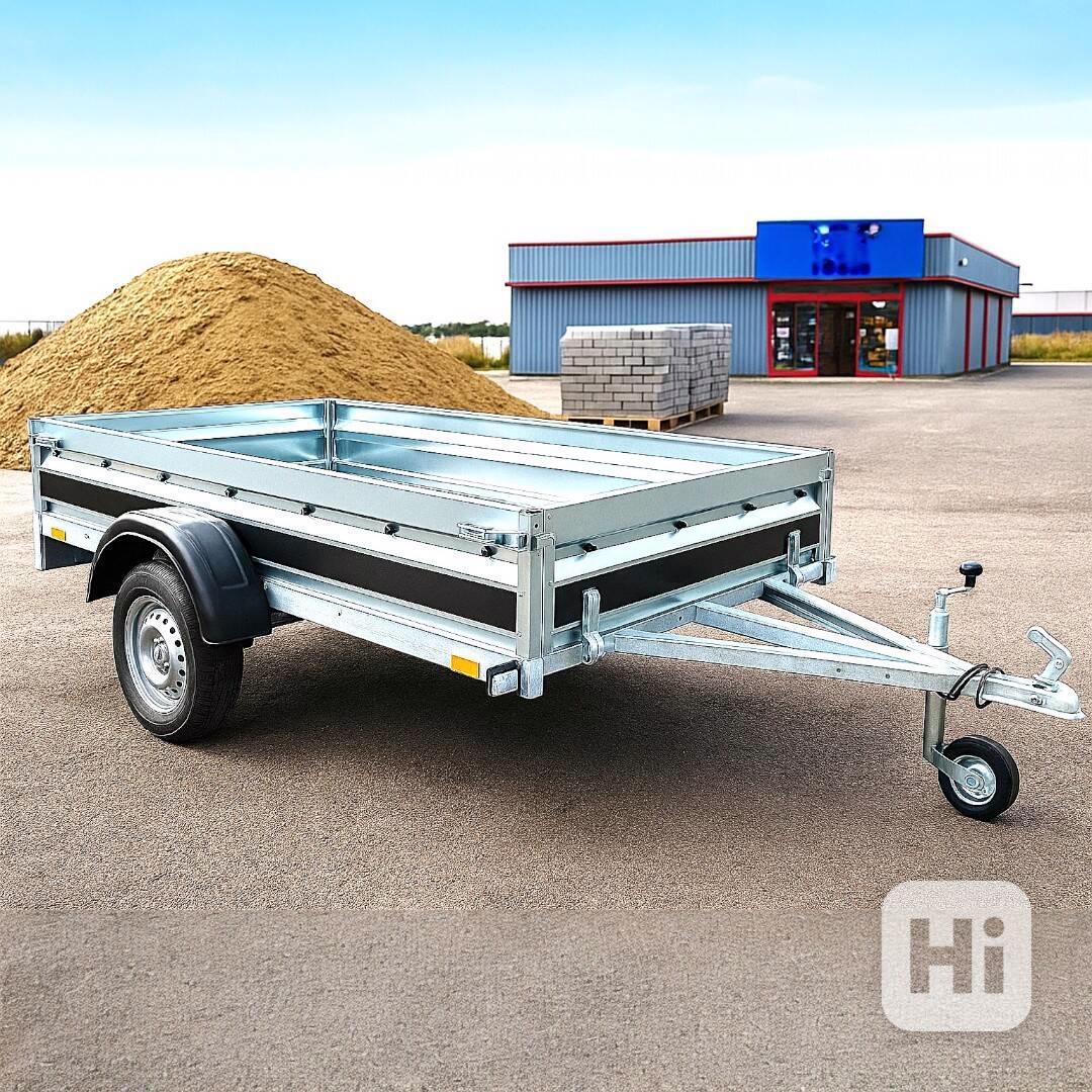 Přívěsný vozík 2,35m x1,30, profi model -  svařovaný rám,DPH - foto 1
