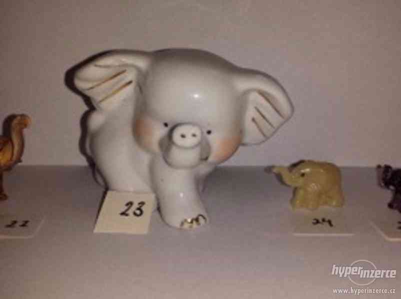 Prodám sbírku sošek slonů - foto 4