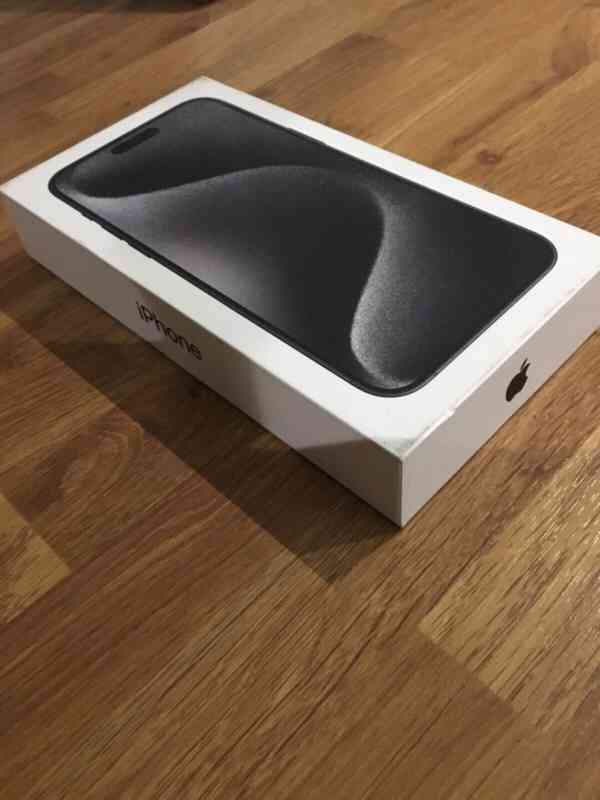 Uzavřený Apple iPhone 15 Pro Max – 256 GB – černý titan (ode - foto 1