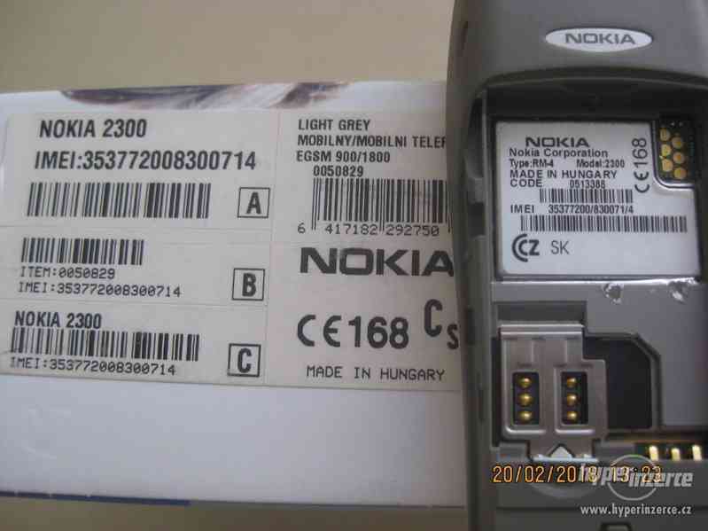 Nokia 2300 - plně funkční telefony z r.2003 - foto 6