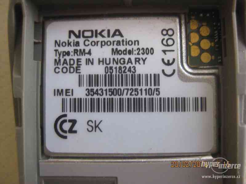 Nokia 2300 - plně funkční telefony z r.2003 - foto 13