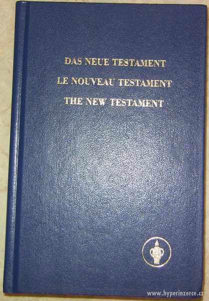 Nový zákon-německy,francouzsky,anglicky - foto 1