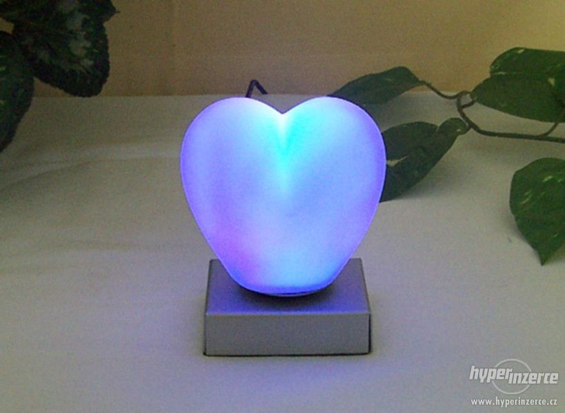 Svítící srdce - noční svítidlo- ke Sv.Valentýnu - foto 2