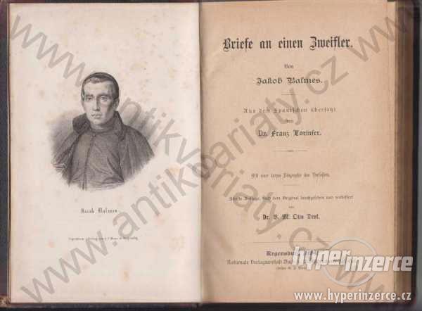 Briefe an einen Zweifler Jakob Balmes 1894 - foto 1