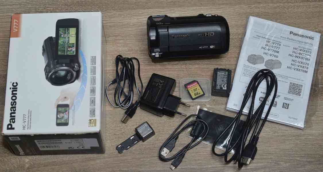 Panasonic HC V777 kamera*FullHDV*HYBRID O.I.S.WiFi - foto 3