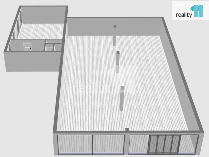 Pronájem obchodního prostoru 295 m2 se zásobovací rampou, obchodní zona Jesenice u Prahy - foto 6