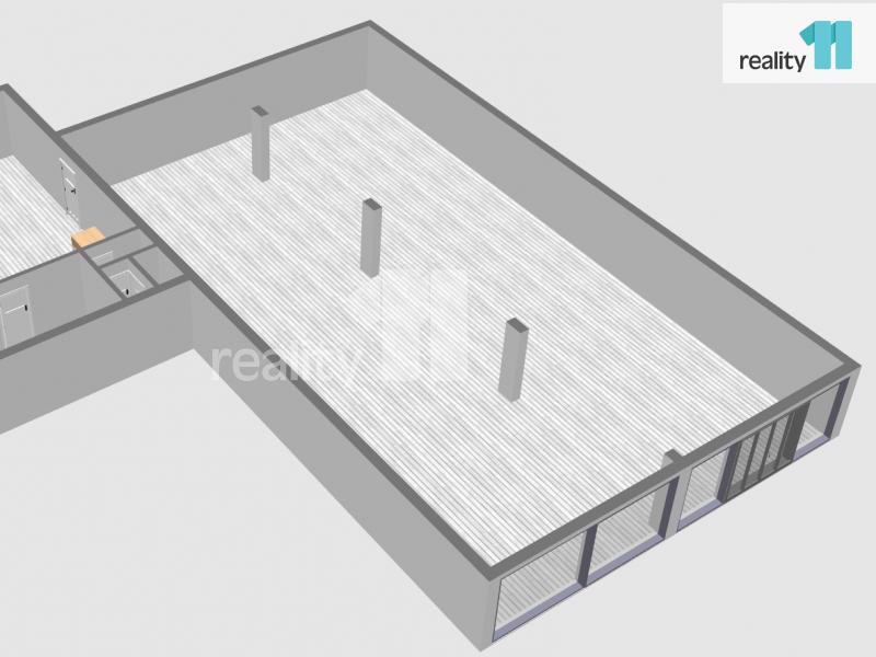 Pronájem obchodního prostoru 295 m2 se zásobovací rampou, obchodní zona Jesenice u Prahy - foto 2