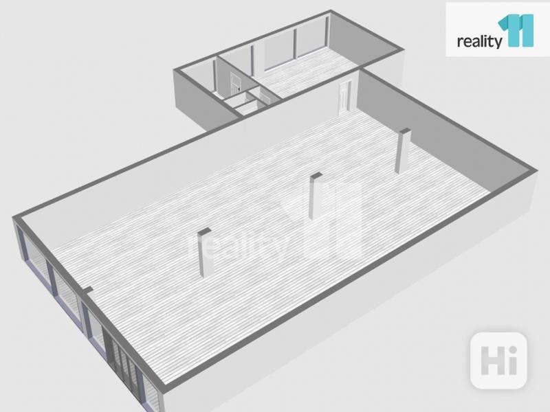 Pronájem obchodního prostoru 295 m2 se zásobovací rampou, obchodní zona Jesenice u Prahy - foto 5