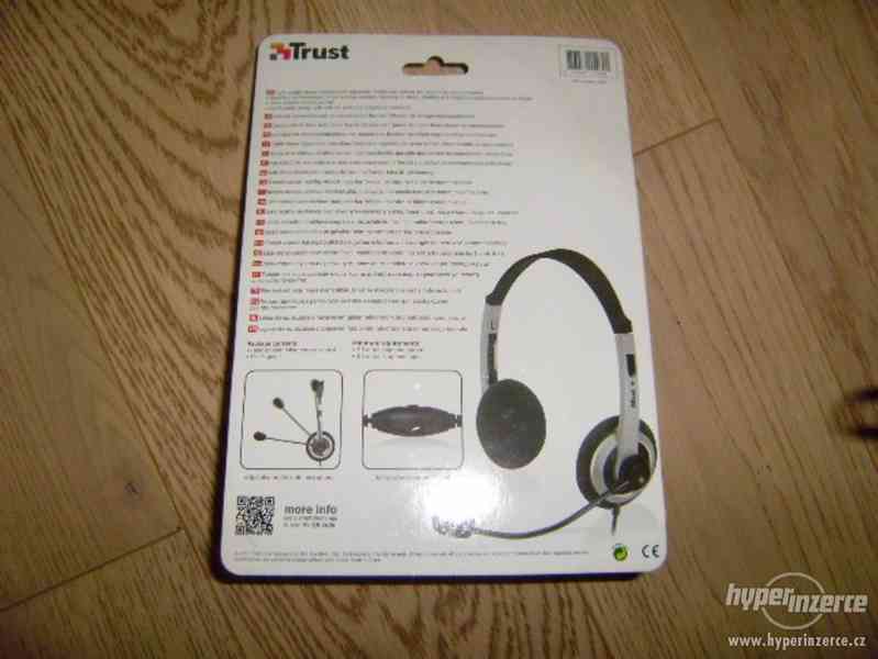 Trust ComfortFit Headset /  Stereo sluchátka / Mikrofon - foto 3