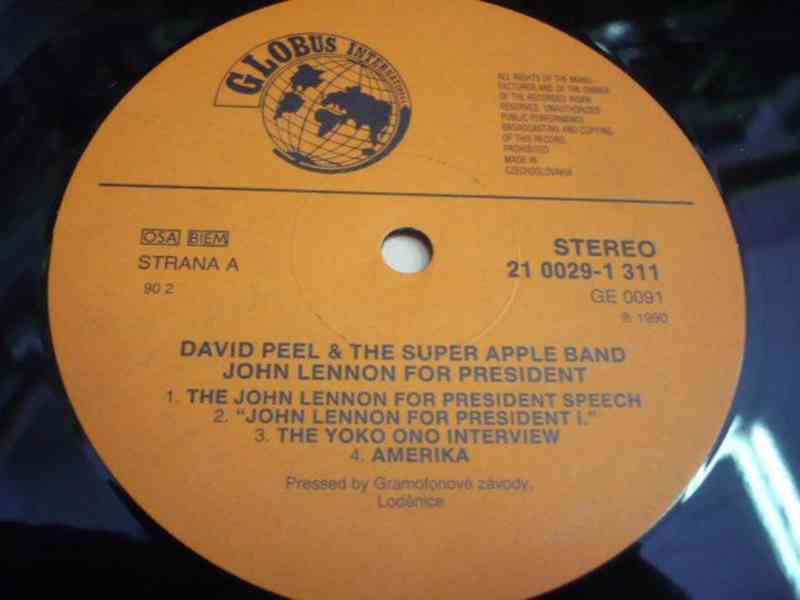 David Peel&The Super Apple Band – John Lennon For President - foto 4