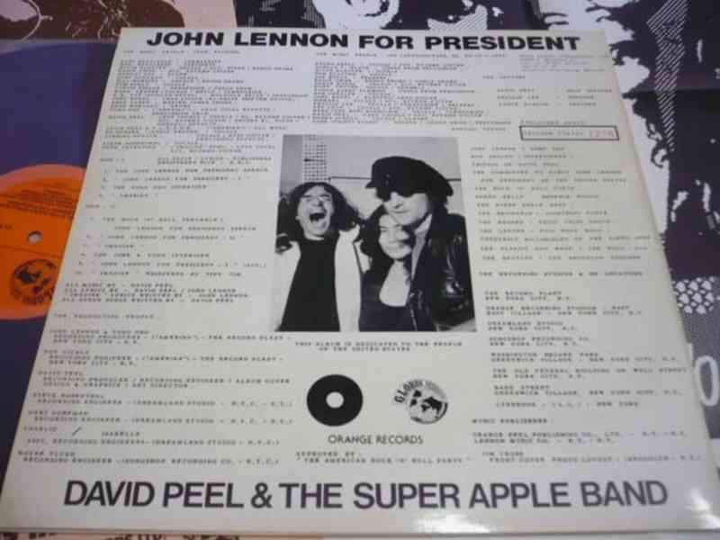 David Peel&The Super Apple Band – John Lennon For President - foto 3