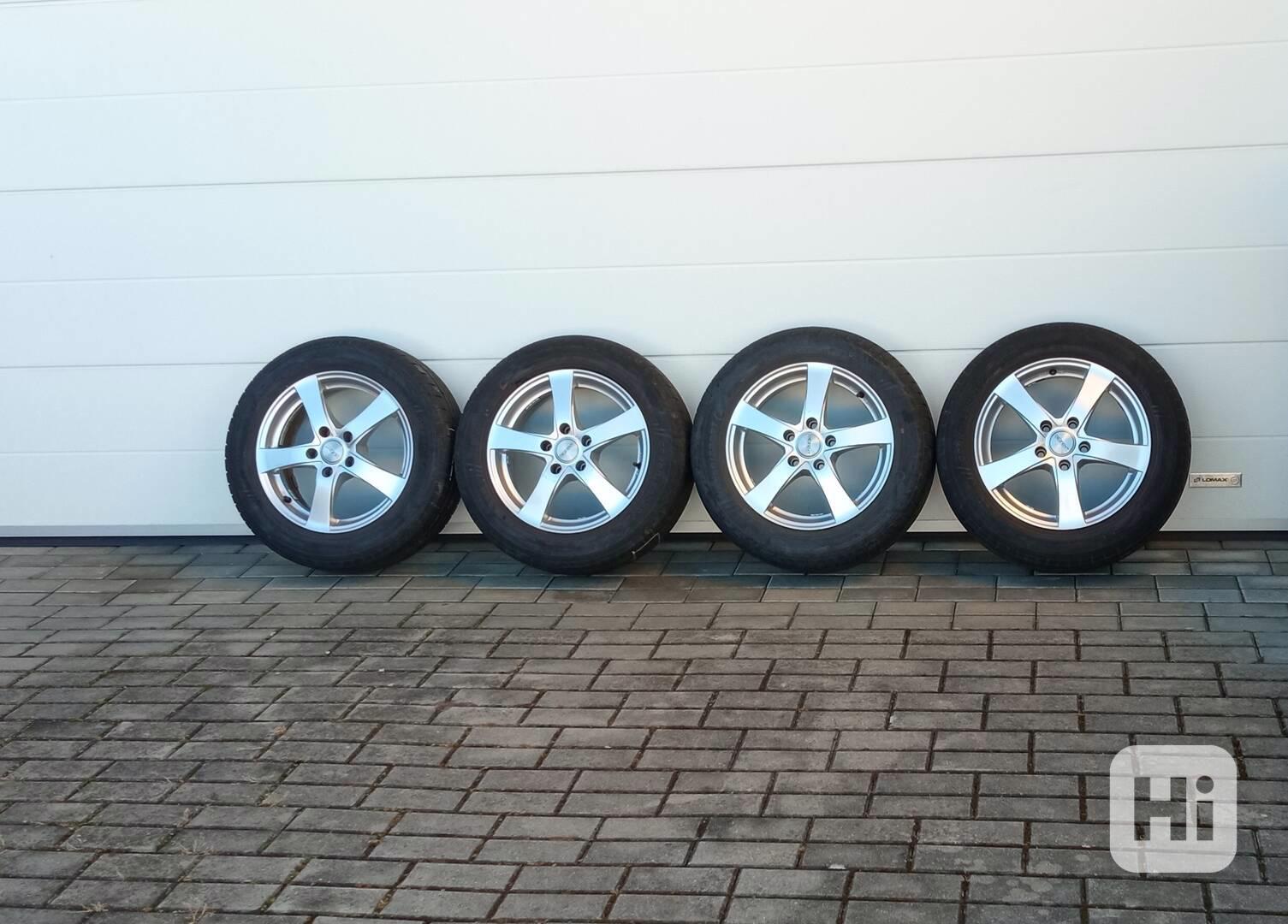 4x ALU disky, DEZENT RE 16" 5×114,3 ET40 + pneu - foto 1