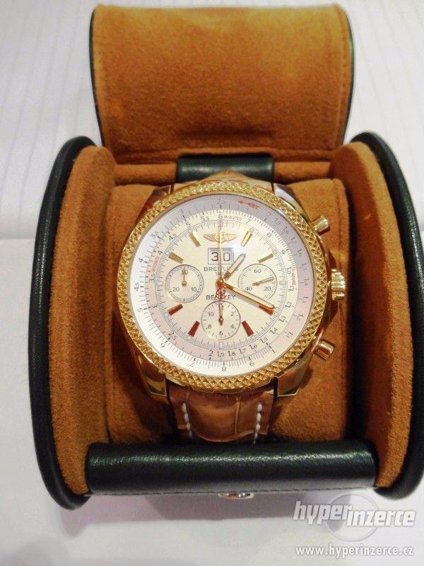 Zlaté hodinky Breitling For Bentley 6,75 2011 Nové - foto 1