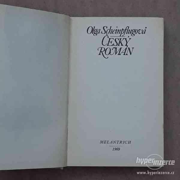 Kniha Olga Scheinpflugová - Český román. - foto 1
