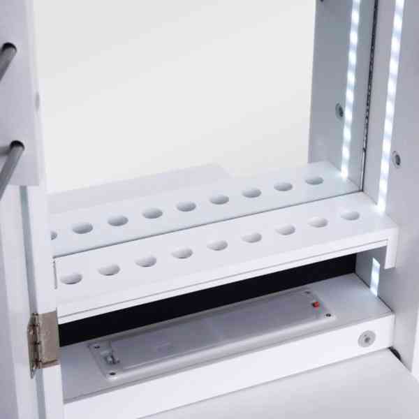 Volně stojící šperkovnice s LED osvětlením a se zrcadlem  - foto 2