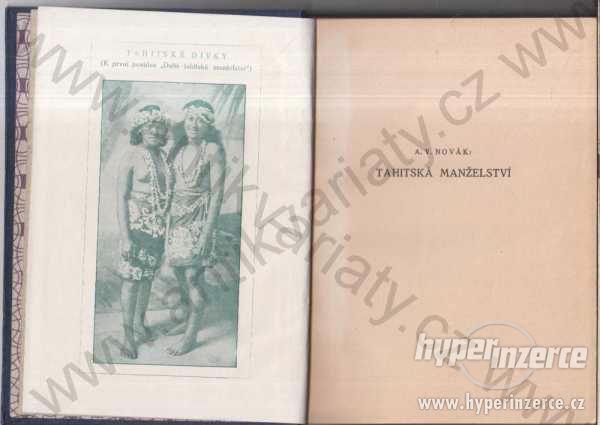 Tahitská manželství A. V. Novák 1929 - foto 1