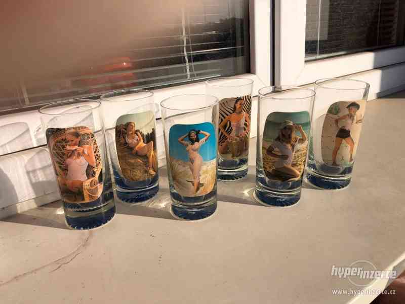Svlíkací retro sklenice komplet sada 6ks - foto 1