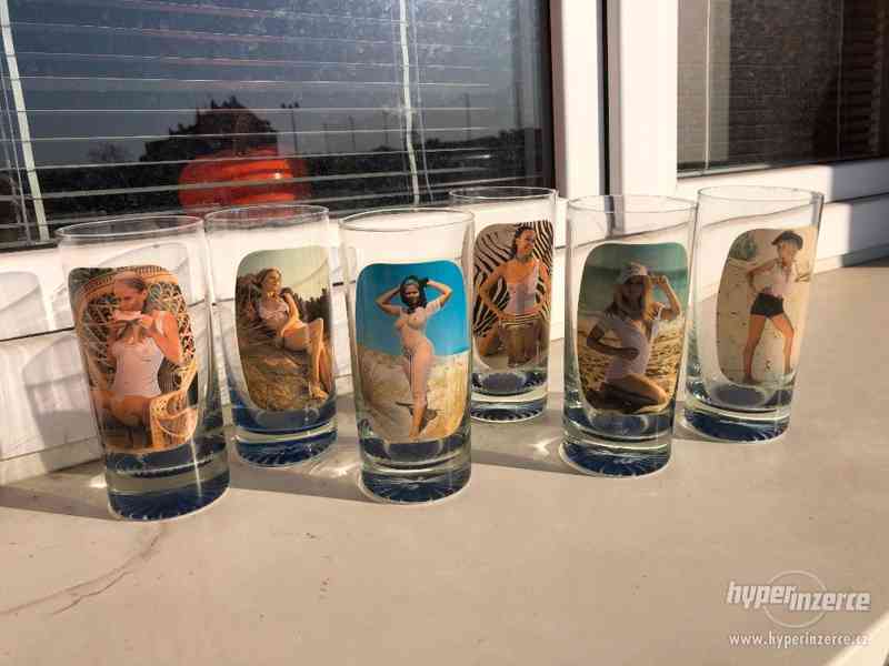 Svlíkací retro sklenice komplet sada 6ks - foto 4