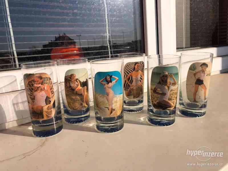 Svlíkací retro sklenice komplet sada 6ks - foto 5