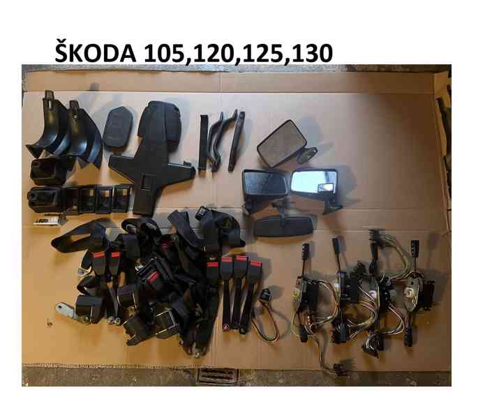 ŠKODA 105 120 125 130 soubor autodílů - foto 1