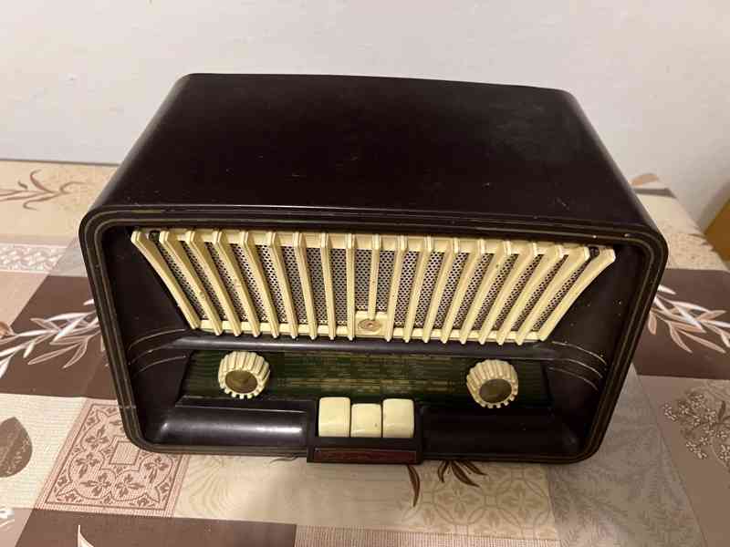 Rádio Tesla Tenor 1959-1960. Funkční! - foto 2
