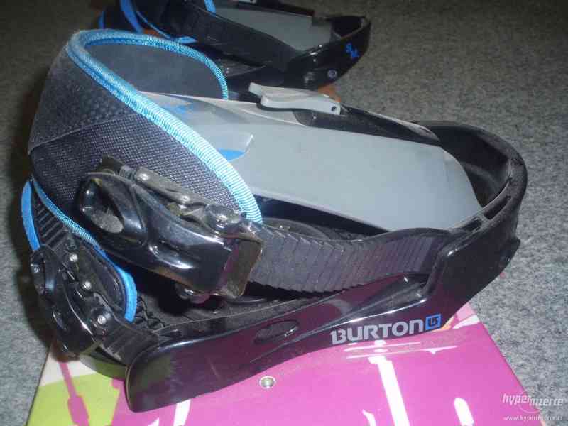 Prodám zánovní snowboard Burton s vázáním Burton - foto 3