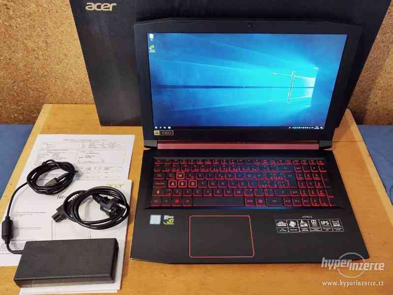 Herní notebook Acer Nitro 5 s Geforce GTX 1050Ti, v záruce - foto 1