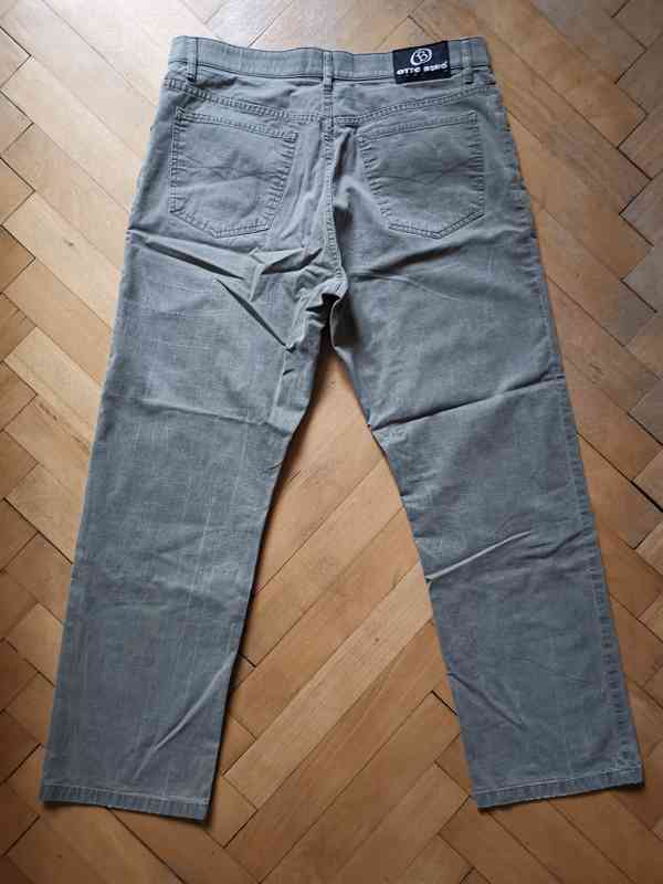 Dámské šedé kalhoty comfort stretch Otto Berg vel. XL - foto 2
