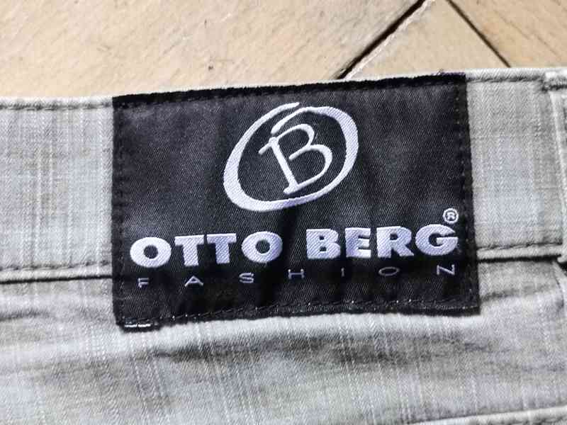 Dámské šedé kalhoty comfort stretch Otto Berg vel. XL - foto 6