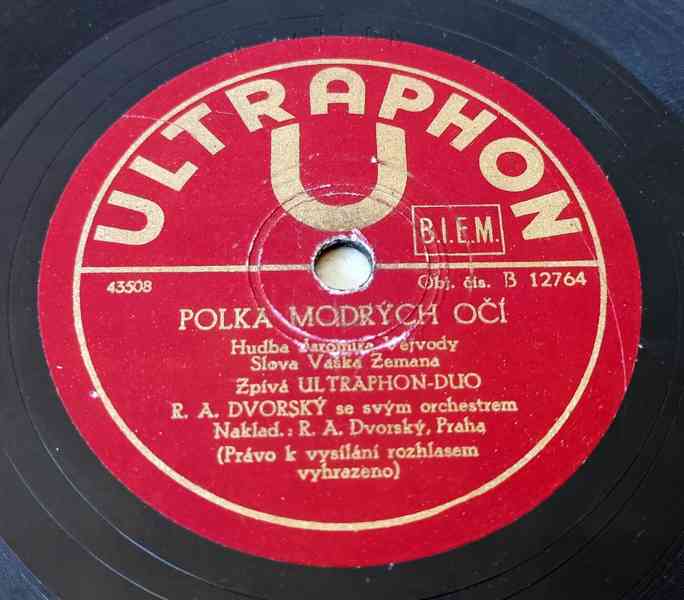 R. A. Dvorský a jeho orchestr, 4 šelakové gramodesky - foto 15